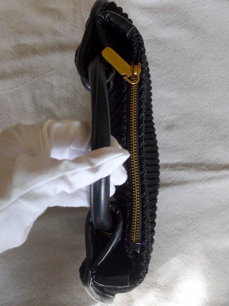 Future Collective Black Croissant Clutch Handbag — image 3 of 8